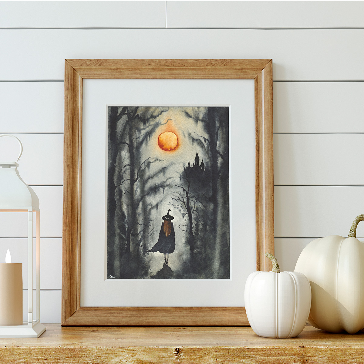 Strega sotto la Luna Piena immagine